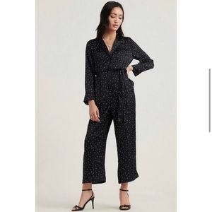 HP• Lucky Brand Polka Dot Satin Jumpsuit